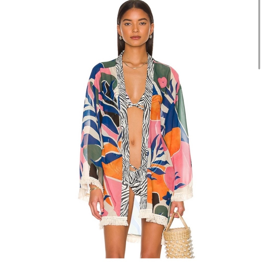 REVOLVE x Agua Bendita Juana Kimono in Multi